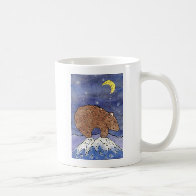 Mitternachtsbär Kaffeetasse (Rechts)