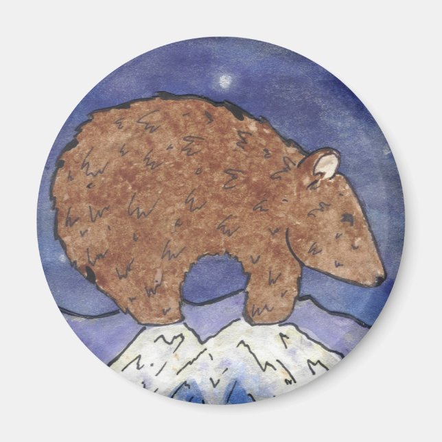 Mitternachtsbär Magnet (Vorne)