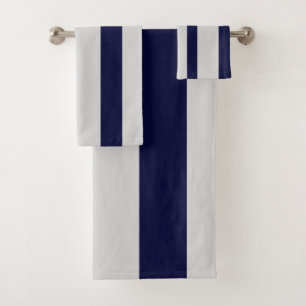Mitternachtsblau Badhandtuch Set