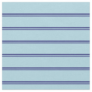 Mitternachtsblau und hellblau gepolstertes Muster Stoff
