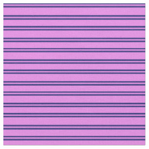 Mitternachtsblau und violettes Muster der Streifen Stoff
