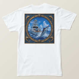 Mitternachtsblaue-Marlin-T-Shirt T-Shirt