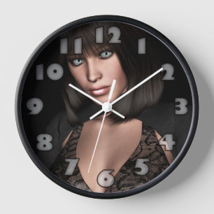 Mitternachtsblaue Uhr