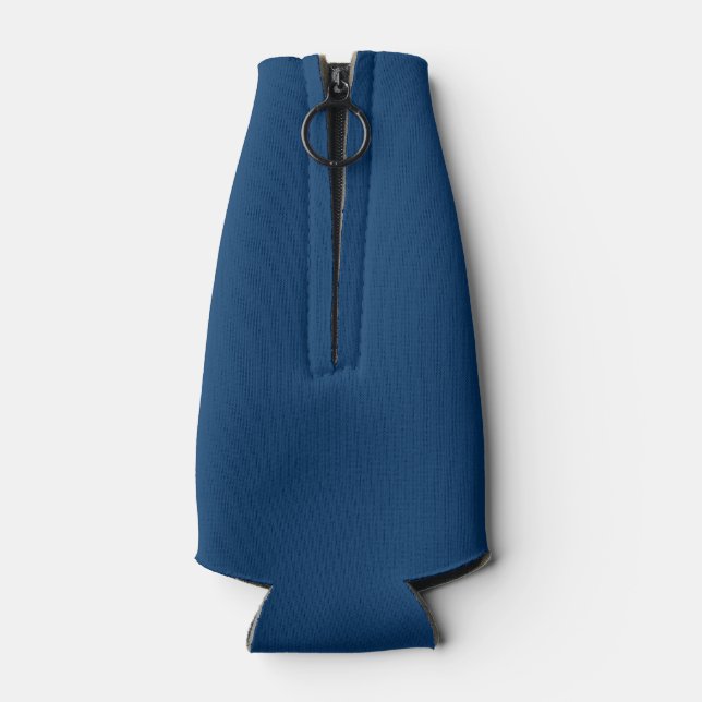 Mitternachtsblauer Flasche Cooler Flaschenkühler (Rückseite)