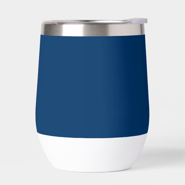 Mitternachtsblauer, isolierter Tumbler - individue (Links)