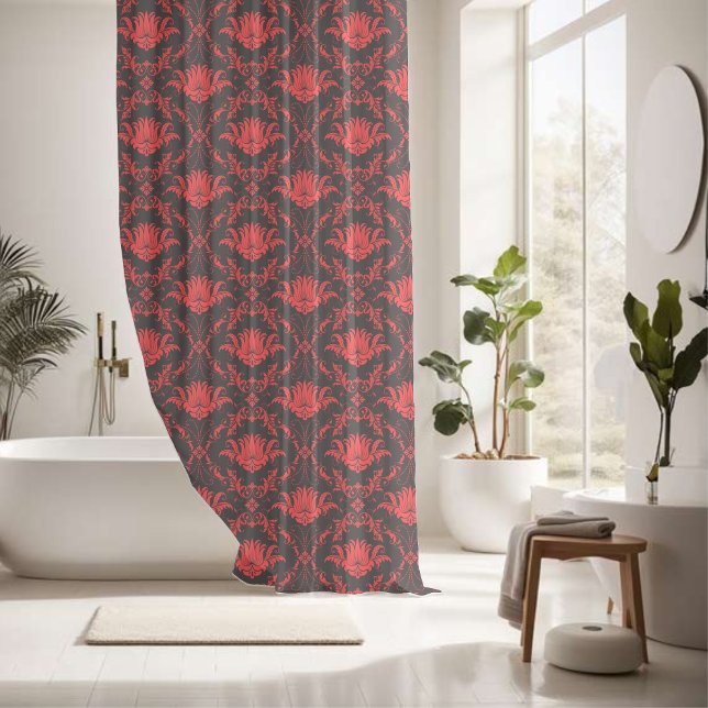 Mitternachtsblume Duschvorhang (Von Creator hochgeladen)