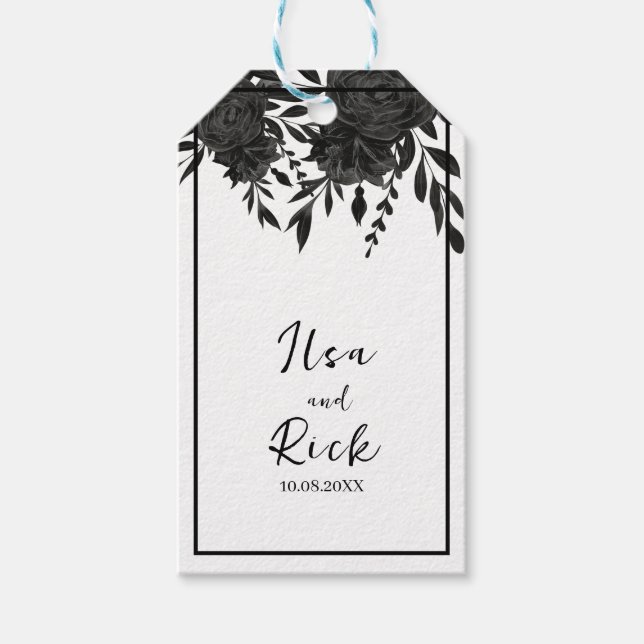 Mitternachtsblut: Eine dunkle Blumenhochzeit Geschenkanhänger (Vorderseite)