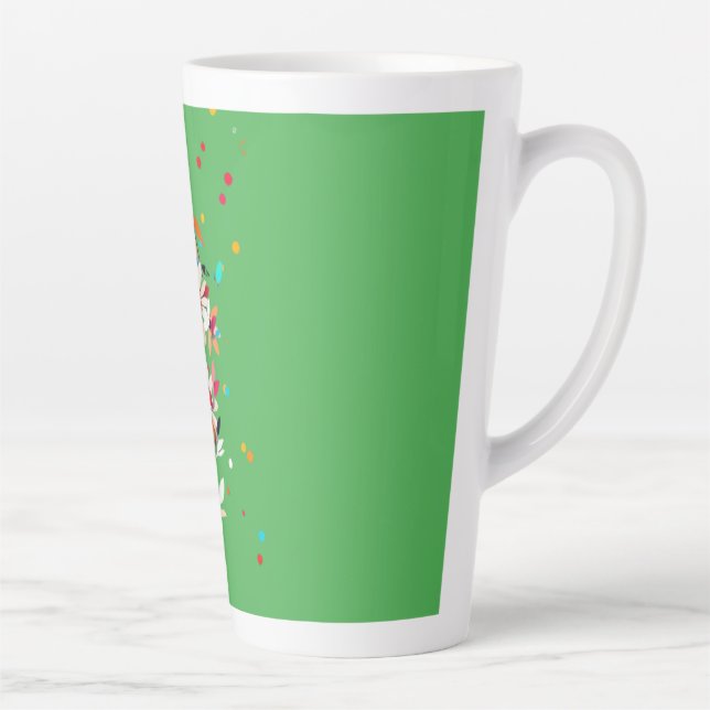 Mitternachtsblüten - Farbgerüchte Florales Echo in Milchtasse (Rechts)