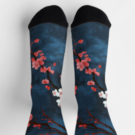 Mitternachtsblüten Socken