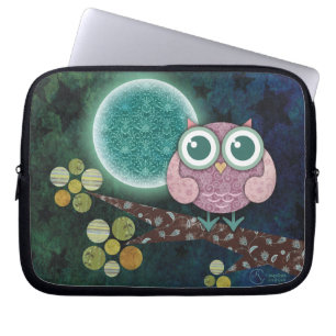 Mitternachtseulen-Laptop-Hülse Laptopschutzhülle