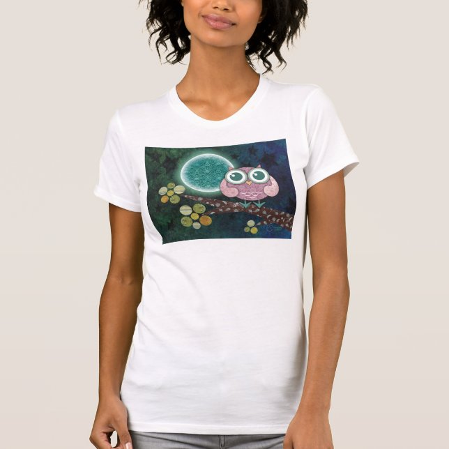 Mitternachtseulen-T - Shirt (Vorderseite)