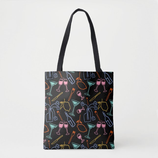 Mitternachtsfest Tasche (Vorderseite)