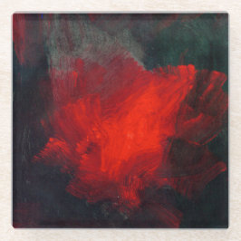 Mitternachtsfeuer-Untersetzer Glasuntersetzer