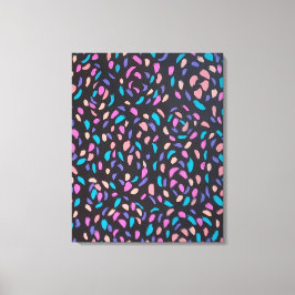 Mitternachtsflug farbenfrohe Print Leinwanddruck