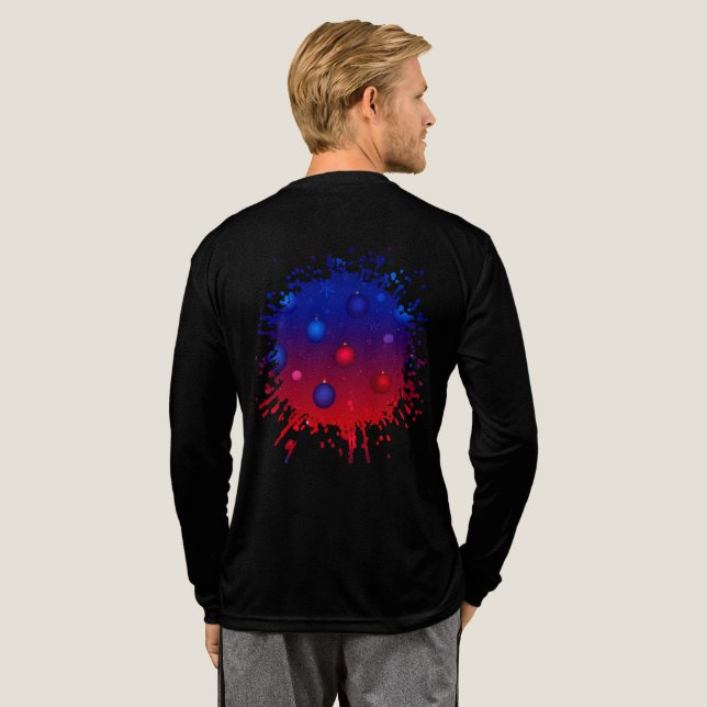 Mitternachtsfunken und Flitterglanz Tri-Blend Shirt (Voller Rücken)
