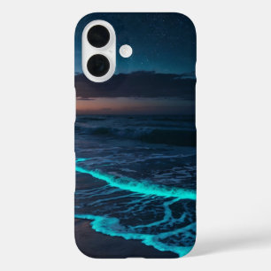Mitternachtsglühen iPhone 16 Hülle