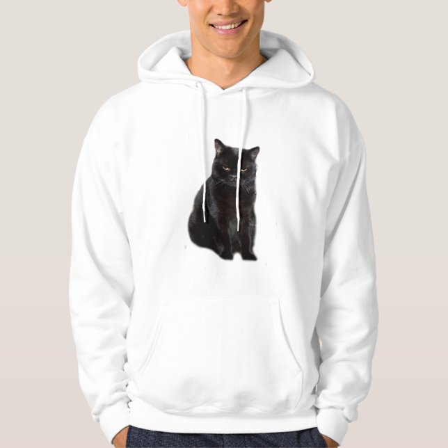 Mitternachtskatze Hoodie (Vorderseite)