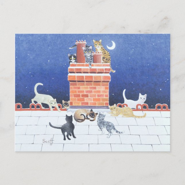 Mitternachtskrankheit Postkarte (Vorderseite)