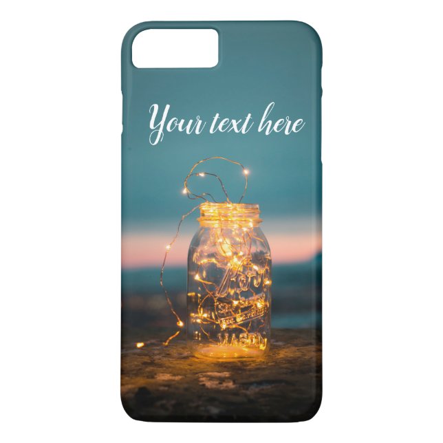 Mitternachtslichter in einem Glas Case-Mate iPhone Hülle (Rückseite)