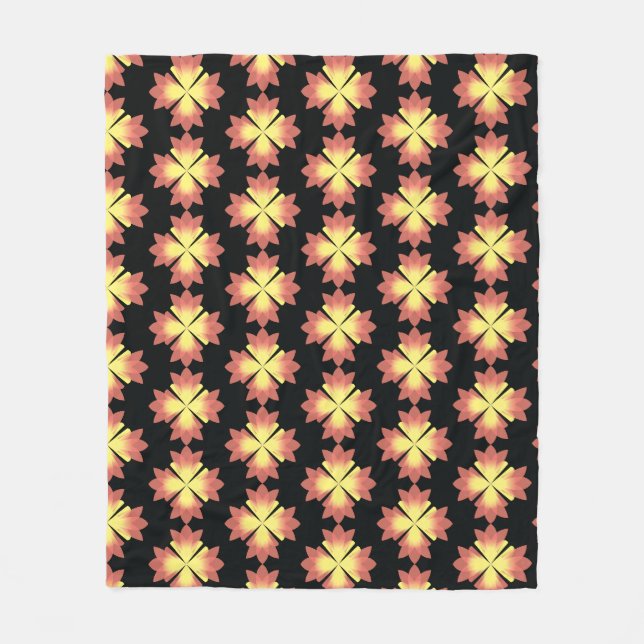 Mitternachtsmagie Fleecedecke (Vorderseite)