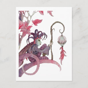 Mitternachtsmasquerade Postkarte