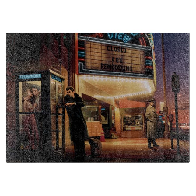 Mitternachtsmatinee Schneidebrett (Vorderseite)