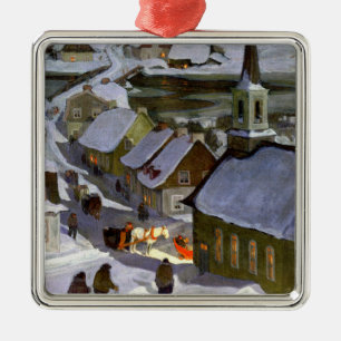 Mitternachtsmesse, berühmtes Bild, Ornament Aus Metall