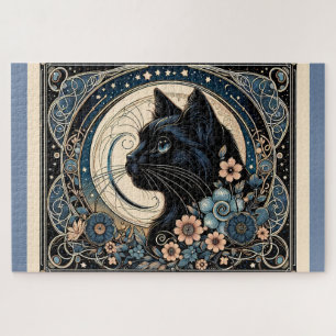 Mitternachtsmuse in versteinerten Moon-Rahmen