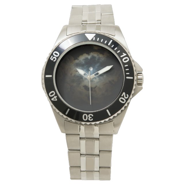 Mitternachtsperle Armbanduhr (Vorderseite)