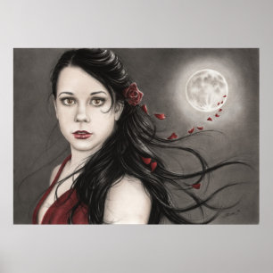 MitternachtsRosen-Plakat Poster