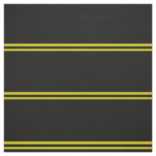 Mitternachtsschwarzes, Gold striped Entwurf Stoff