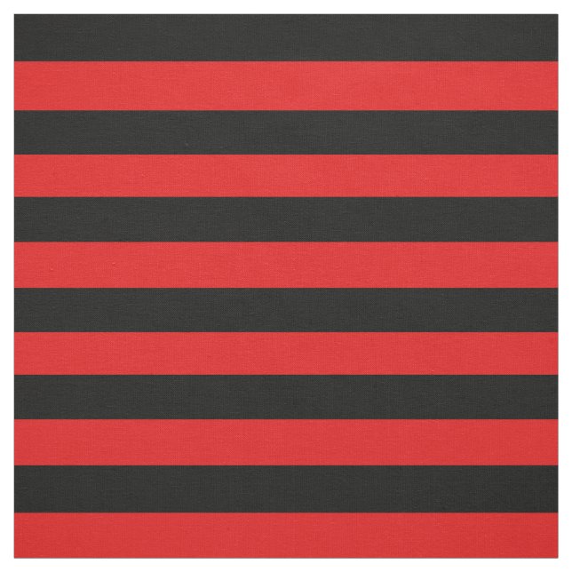 Mitternachtsschwarzes, heller roter Stängel, Stoff (Muster)