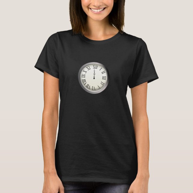 MitternachtsSilvesterabend T-Shirt (Vorderseite)