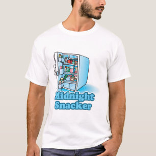 Mitternachtssnacker öffnet Kühlschrank T-Shirt