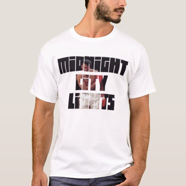 Mitternachtsstadt-Lichter T-Shirt (Vorderseite)