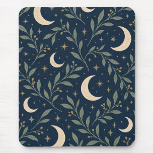 Mitternachtssterne und Mondgarten Mousepad