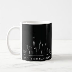 Mitternachtsstraßen: NYC schläft nie Kaffeetasse