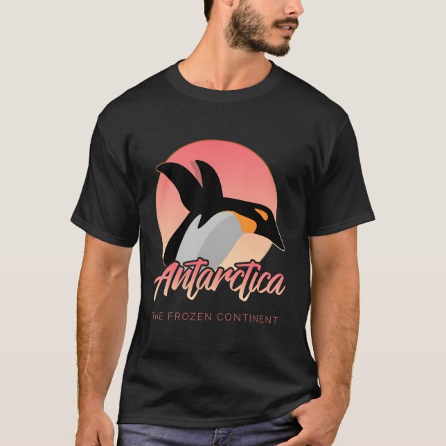 MitternachtsSun-Penguin Antarktis T-Shirt (Vorderseite)