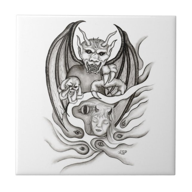 Mitternachtstraum - Devils Fliese (Vorderseite)