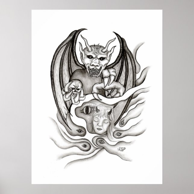 Mitternachtstraum - Teufel Poster (Vorne)