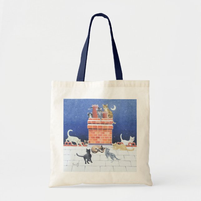 Mitternachtsverrücktheit Tragetasche (Vorne)