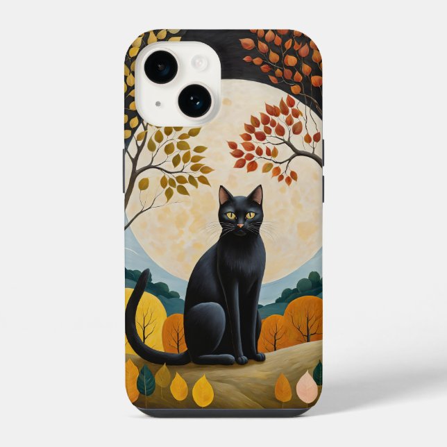 Mitternachtswächter iPhone 14 Hülle (Rückseite)