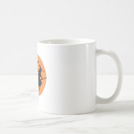 Mitternachtswitz im Himmel Kaffeetasse
