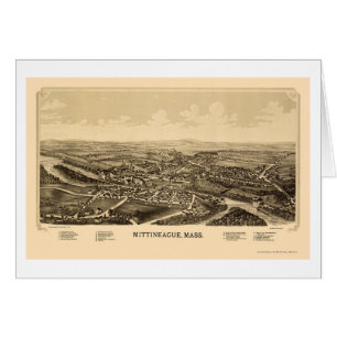 Mittineague, carte panoramique de mA - 1889