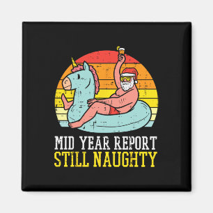 Mittjahresbericht Immer noch unartiger Weihnachtsm Magnet