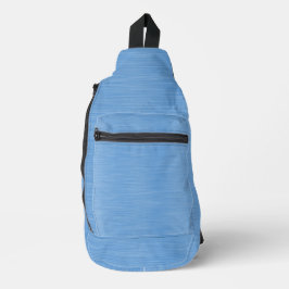 MITTLERE BLAUE-BRUSCHMETALLSEXTUR CROSSBODY BAG