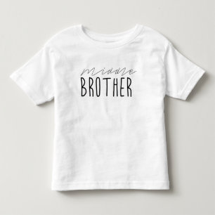 Mittlere Brudertypografie Kleinkind T-shirt