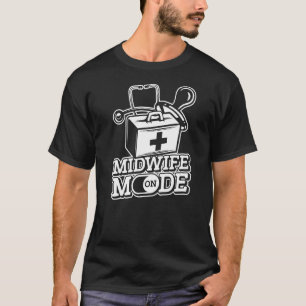 Mittlere Eheform bei Neugeborenen Doula Midwifer T-Shirt