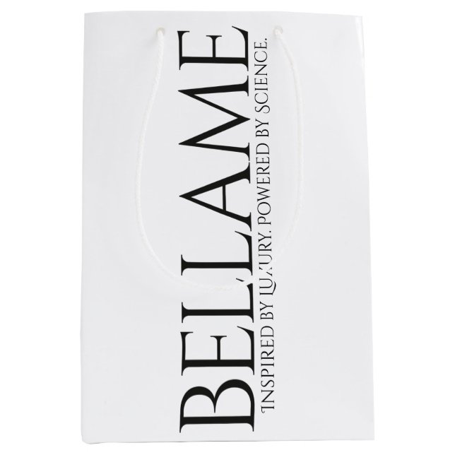 Mittlere Einzelhandel/Geschenk Bellame Tasche Mittlere Geschenktüte (Vorderseite)