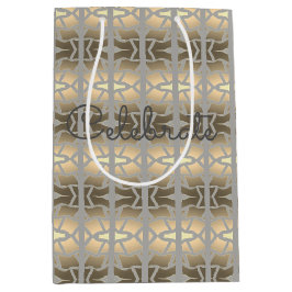 Mittlere elegante Papiergeschenktasche Geschenktüte